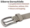 Fomax Ledergürtel Stilvoller Herren Veloursledergürtel, 3,8 Produktbild-Vorschau 5