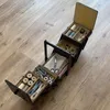 HOLZ-NÄHKASTEN, aufklappbar, Schneiderkoffer, Organizer, 34 Produktbild-Vorschau 9