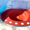 Niebieski namiot plażowy dla dzieci z basenem, wyskakujący Podgląd zdjęcia produktu 11