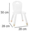 Atmosphera Krzesło dziecięce LAZY białe 32x31,5x50 cm Podgląd zdjęcia produktu 17