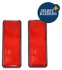 Riflettore angolare, set di 2, rosso Anteprima dell’immagine prodotto 1