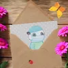 Mr. & Mrs. Panda Grußkarte Operationsassistent Herz - Grau Produktbild-Vorschau 3