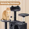 Yaheetech Kratzbaum Katzenbaum Stabiler Katzenkratzbaum Produktbild-Vorschau 5