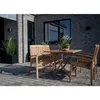 Oline Table de jardin 80x120 cm, en teck massif. Voir les images du produit 4