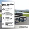 Mucola Sitzgruppe Aluminium Ecksofa mit Beistelltisch Produktbild-Vorschau 11