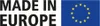 The image shows the text "MADE IN EUROPE" next to the European Union flag. Produktbild-Vorschau