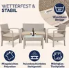 CASARIA® Gartenmöbel Set Wetterfest 4 Personen Outdoor Produktbild-Vorschau 2