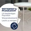 CASARIA® Tavolo Rotondo da Giardino Polyrattan Ø 60 Piano Anteprima dell’immagine prodotto 2