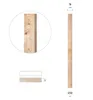 Zaunlatte 150cm - PAKET 25 Stück 9x1,8cm Sibirische Lärche Produktbild-Vorschau 2