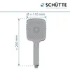 HAWAII Handbrause, Chrom/Hellgrau, eckig Produktbild-Vorschau 8