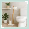 Set da bagno Relaxdays, A x L x P: 78,5 x 23 x 18 cm, legno Anteprima dell’immagine prodotto 3