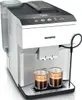 A Siemens EQ.500 automatic coffee machine is shown in a studio setting with two espresso cups filled with coffee. Náhled obrázku produktu