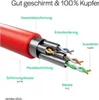 RJ45 Patchkabel m. CAT 7 Rohkabel  PIMF rot 5m Produktbild-Vorschau 4