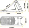 Klin pod koło Sawiko by al-ko UK 36 KL, czarny Podgląd zdjęcia produktu 6