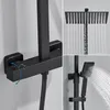 Auralum Duschsystem mit Thermostat Duscharmatur Regendusche Produktbild-Vorschau 7