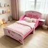 Einhorn Kinderbett Rosa mit Rausfallschutz, seitlichem Produktbild-Vorschau 5