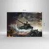 Bilder auf glas - Krieg Panzer Airplain Schlacht - 70x50cm Produktbild-Vorschau 3