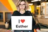 MuchoWow® Laptop Aufkleber Sticker Cover Ich liebe - Esther Produktbild-Vorschau 5