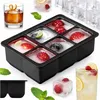 Silikon-Eisform Behälter Für Eiswürfel Xl 6 Grosse Produktbild-Vorschau 1
