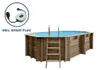 GRE Holzbecken oval Modell Grenade 2 436 x 336 x 117 cm, Produktbild-Vorschau 1