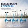 Hulajnoga dla dzieci ALVIX z oświetleniem LED, regulowana Podgląd zdjęcia produktu 4