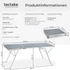 tectake® Aluminium Campingtisch Jumbo klappbar 180 x 70 x Produktbild-Vorschau 5