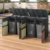 Flieks Mülltonnenbox mit Klappdeckel, 2er, Produktbild-Vorschau 3