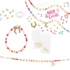A collection of beads, charms, and string for making bracelets and necklaces. Produktbild-Vorschau