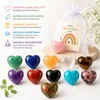 MilaBoo® 12er Set Herzsteine für Dich – bunte Naturstein Produktbild-Vorschau 3