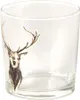 Clayre & Eef Wasserglas 250 ml Braun Glas Rentier Produktbild-Vorschau 2