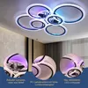 60W LED Deckenleuchte mit RGB Backlamp, 6 Flammig Produktbild-Vorschau 4
