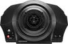 A close-up, top-down view of a black gaming steering wheel base. Produktbild-Vorschau