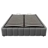 A bed frame with a slatted base, shown from a front-facing, slightly elevated angle against a white background. Produktbild-Vorschau