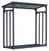 Metall Kaminholzregal Außen 185 x 70 x 185 cm, Pro - 40 mm Produktbild-Vorschau 6