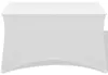 vidaXL Stretch Table Cover 2 ks 183 x 76 x 74 cm White Náhľad obrázku produktu 1
