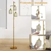 COSTWAY 173 cm Stehlampe, Leselampe mit 3 E27 Fassungen & Produktbild-Vorschau 7