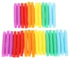 30 kusů Pop Tubes v barvách žlutá, oranžová, modrá, fialová Náhled obrázku produktu 9