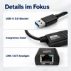 USB 3.0 LAN Adapter 100 Mbit/s – USB Typ A auf RJ45 Produktbild-Vorschau 7
