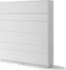 Schrankbett 180 x 200 Vertikal BC-13 Weiß Matt LENART BED Produktbild-Vorschau 2