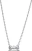 Damenkette mit Schleife aus Sterlingsilber mit Zirkonia von Produktbild-Vorschau 4