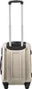 A champagne-colored suitcase with a black handle and wheels, shown from the back. Produktbild-Vorschau