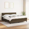 Cloris Designermöbel Boxspringbett mit Matratze Dunkelbraun Produktbild-Vorschau 1