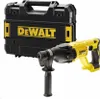 A yellow and black Dewalt rotary hammer and its black carrying case are displayed against a white background. Produktbild-Vorschau