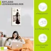 ARTland Leinwandbild Die schöne in Schwarz Größe: 75x150 cm Produktbild-Vorschau 3