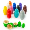 Ulanik Montessori Holzset "Colourful nesting dolls" Produktbild-Vorschau 2