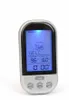 A digital meat thermometer with a blue screen displaying temperature and hamburger icon. Produktbild-Vorschau