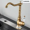 JULIAN | Rubinetto da cucina vintage premium in ottone oro Anteprima dell’immagine prodotto 3