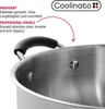 Coolinato Grossraumpfanne 28cm / 5,7l aus Edelstahl – Produktbild-Vorschau 5
