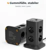 Mehrfachsteckdose 8 Fach Steckdosenleiste mit 1 USB C und 2 Produktbild-Vorschau 8