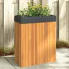 vidaXL květináč 59x27,5x70 cm z masivního dřeva akácie Náhled obrázku produktu 9